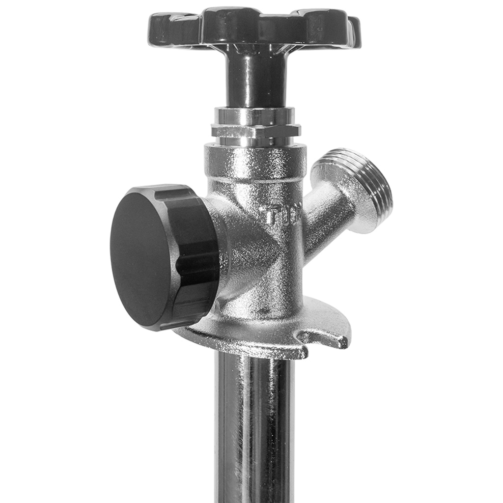 Кран незамерзающий для стен TIM, уличный, 550мм