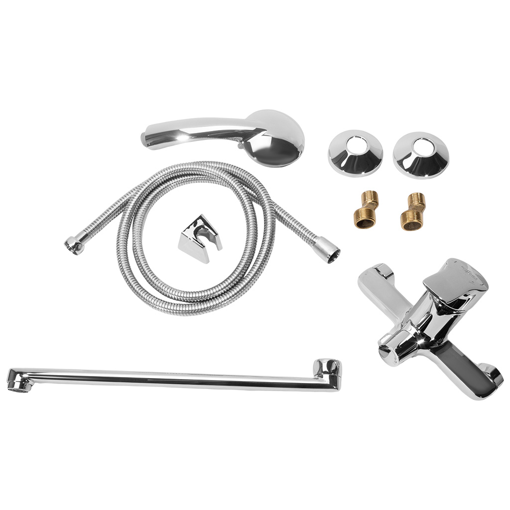 Смеситель Rossinka RS29-33, для ванны, хром