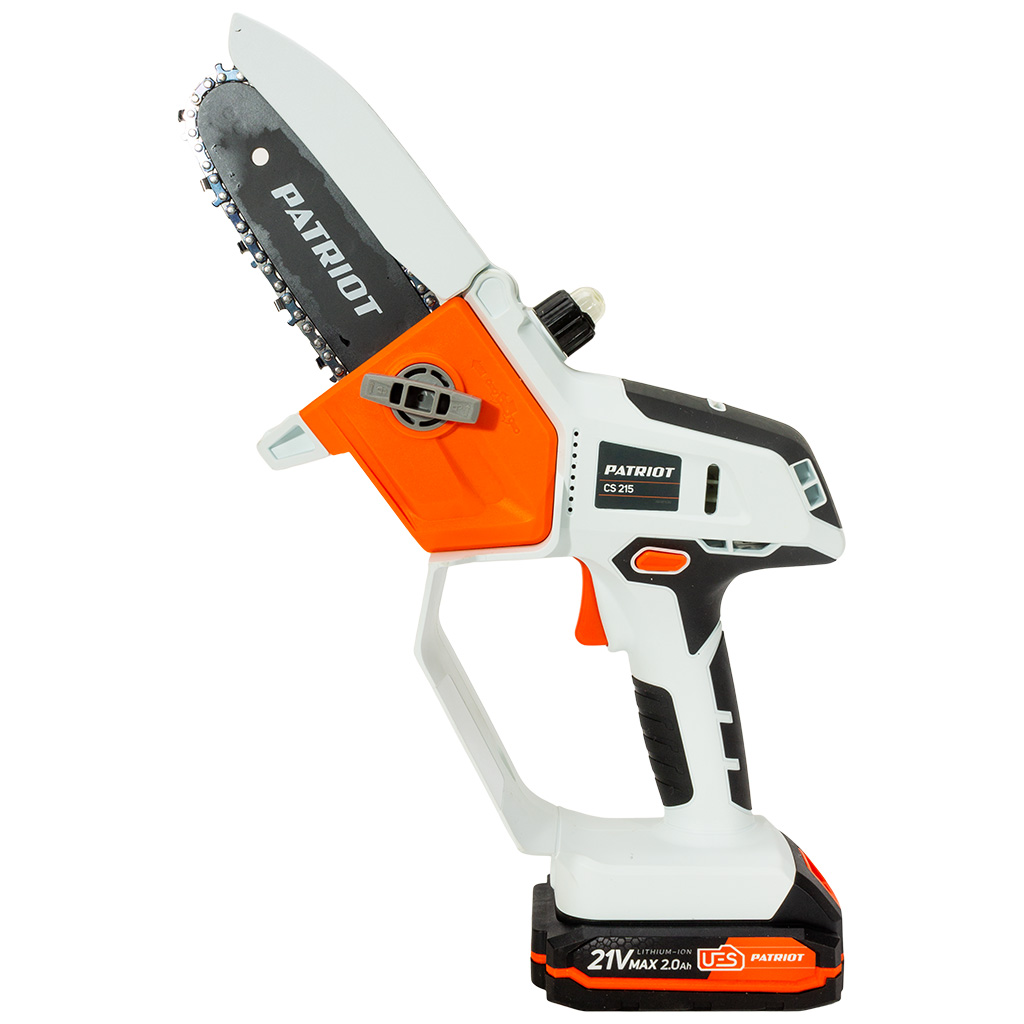 Пила аккумуляторная цепная Patriot CS 215 UES, 21Вт, мини