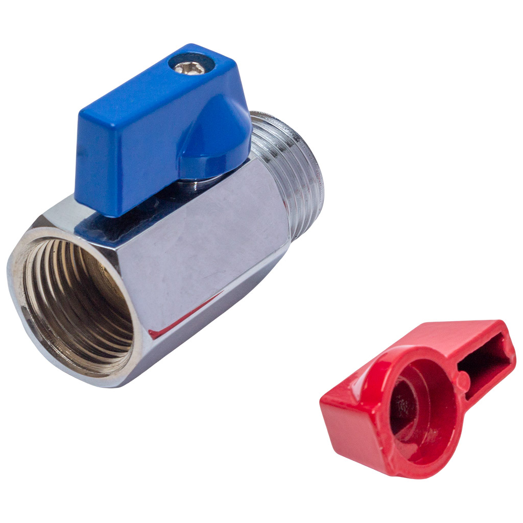 Кран шаровый для воды TIM Mini, 1/2" г-ш