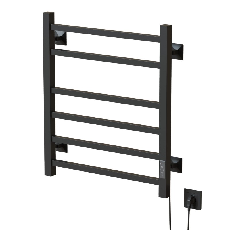 Полотенцесушитель электрический Mixline Fortune, графит, 600 х 500мм