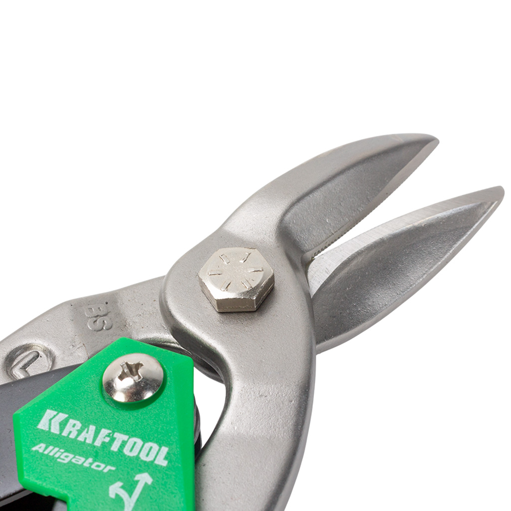 Ножницы по металлу Kraftool Alligator, левый рез 250мм