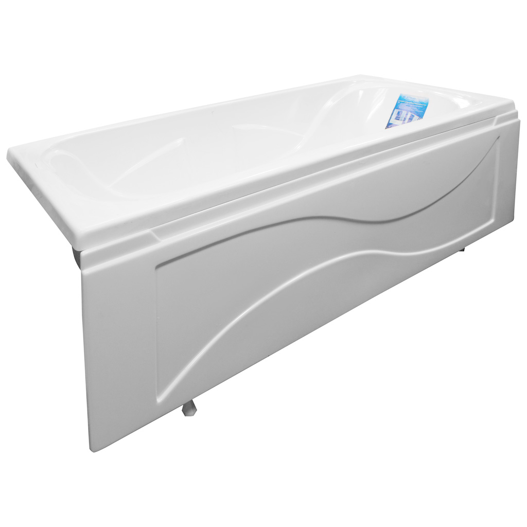 Ванна акриловая, Triton Экстра, 170х70х56см, прямая, комплект (каркас, сифон, передняя панель)