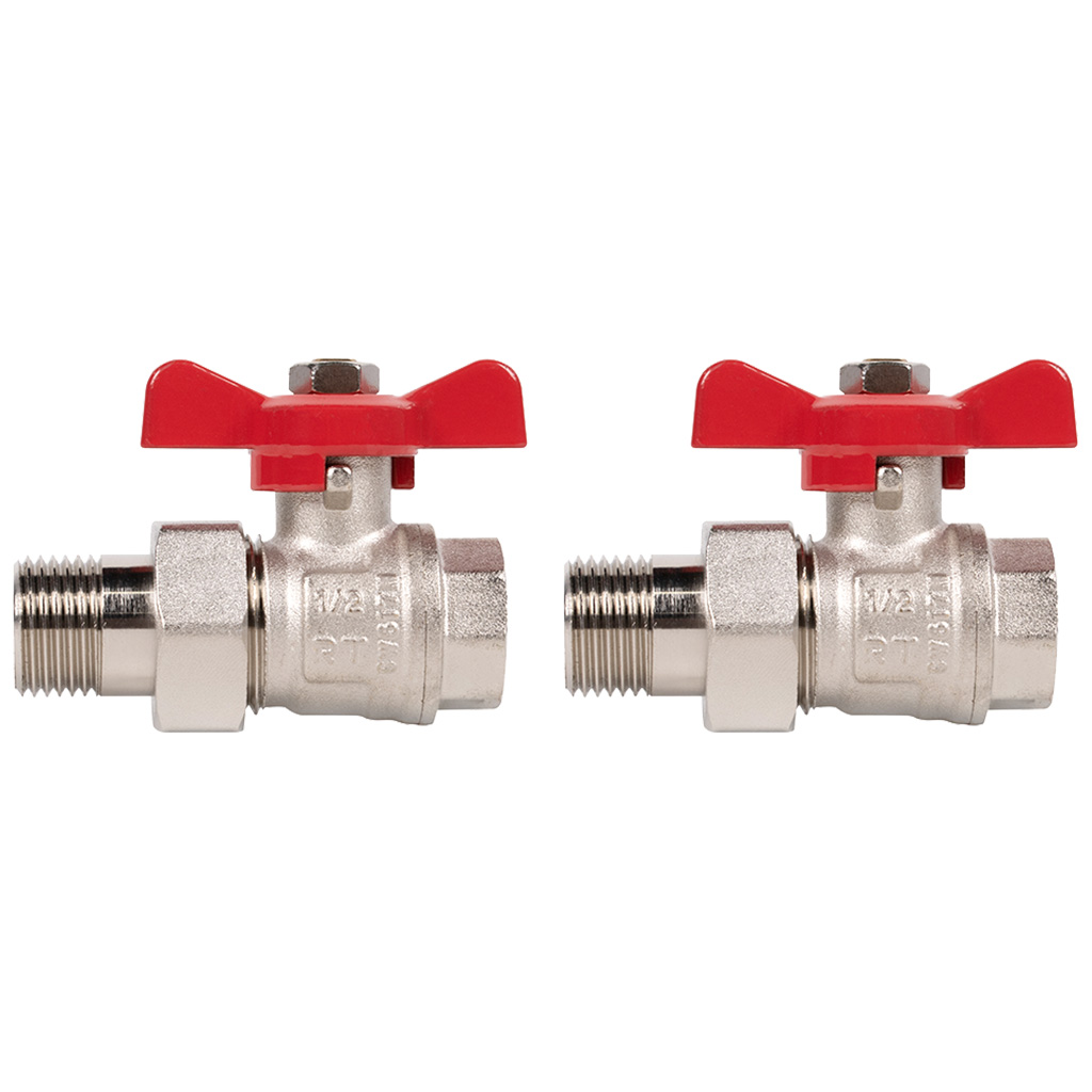 Набор для подключения радиатора Royal Thermo, прямой, 1/2"