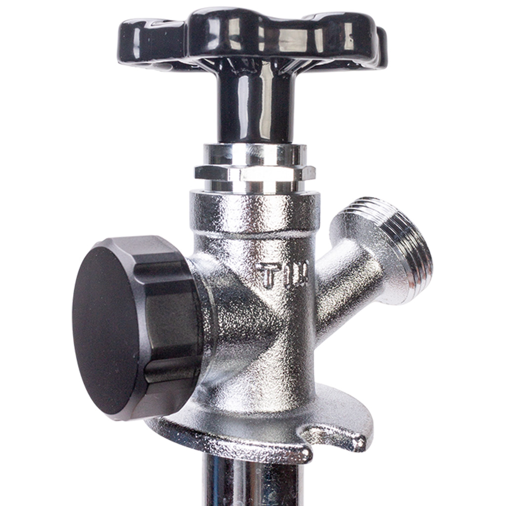 Кран незамерзающий для стен TIM, уличный, 350мм