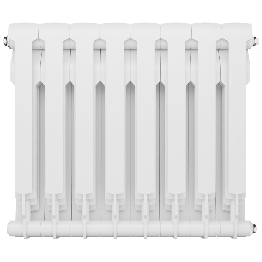 Радиатор Royal Thermo, BiLiner /Bianco Traffico, 8 секций, 500, биметалл