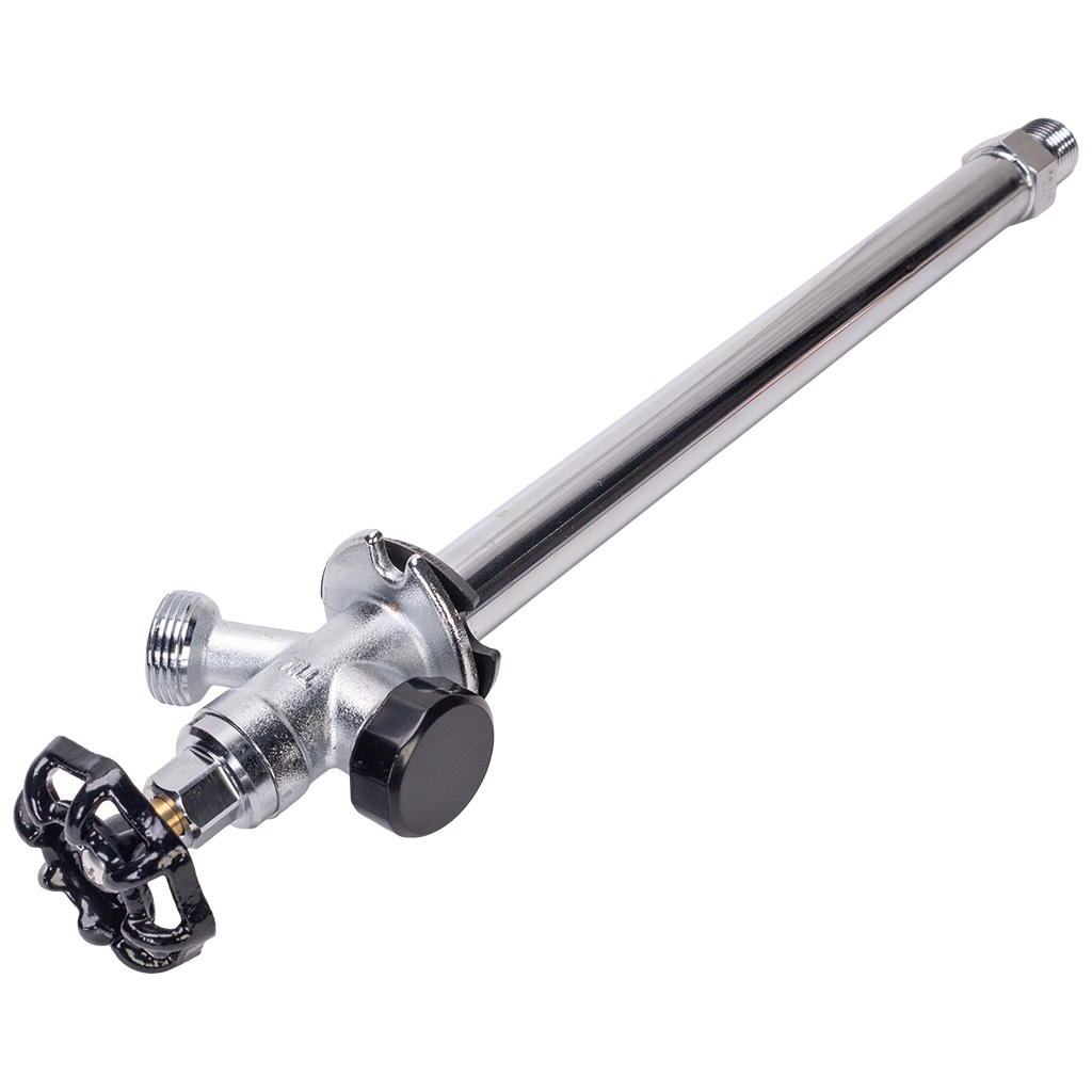 Кран незамерзающий для стен TIM, уличный, 250мм