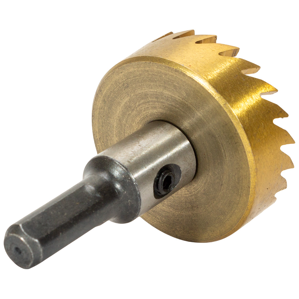 Коронка Sturm! биметаллическая, 40мм, по тонколистовому металлу, центрирующее сверло