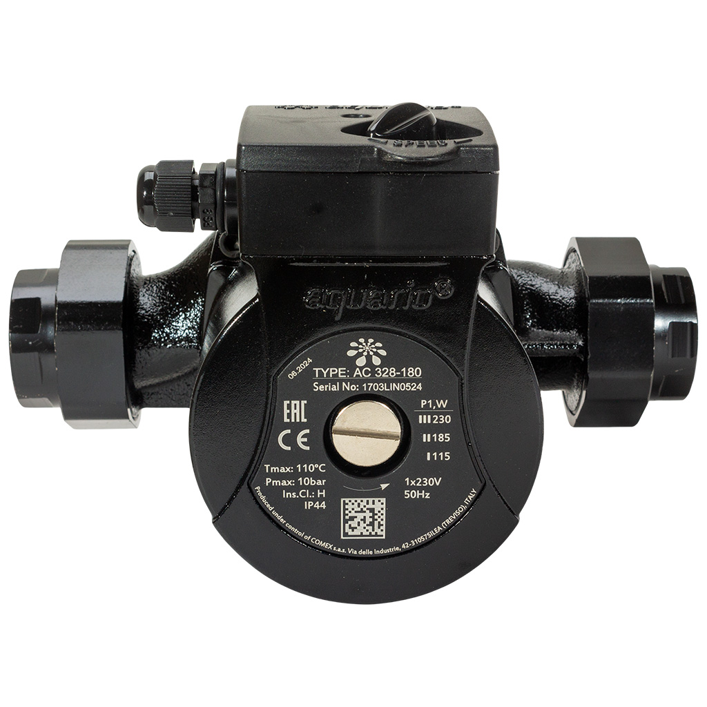 Насос циркуляционный Aquario АС 328, 180мм, с гайками