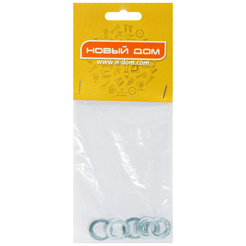 Гровер М 12, оцинкованная, 5шт/упак