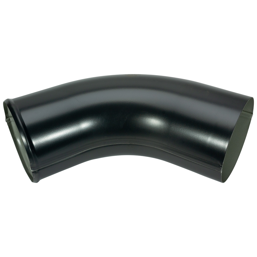 Колено сливное водосточное  d-90, RAL 7024 серый графит