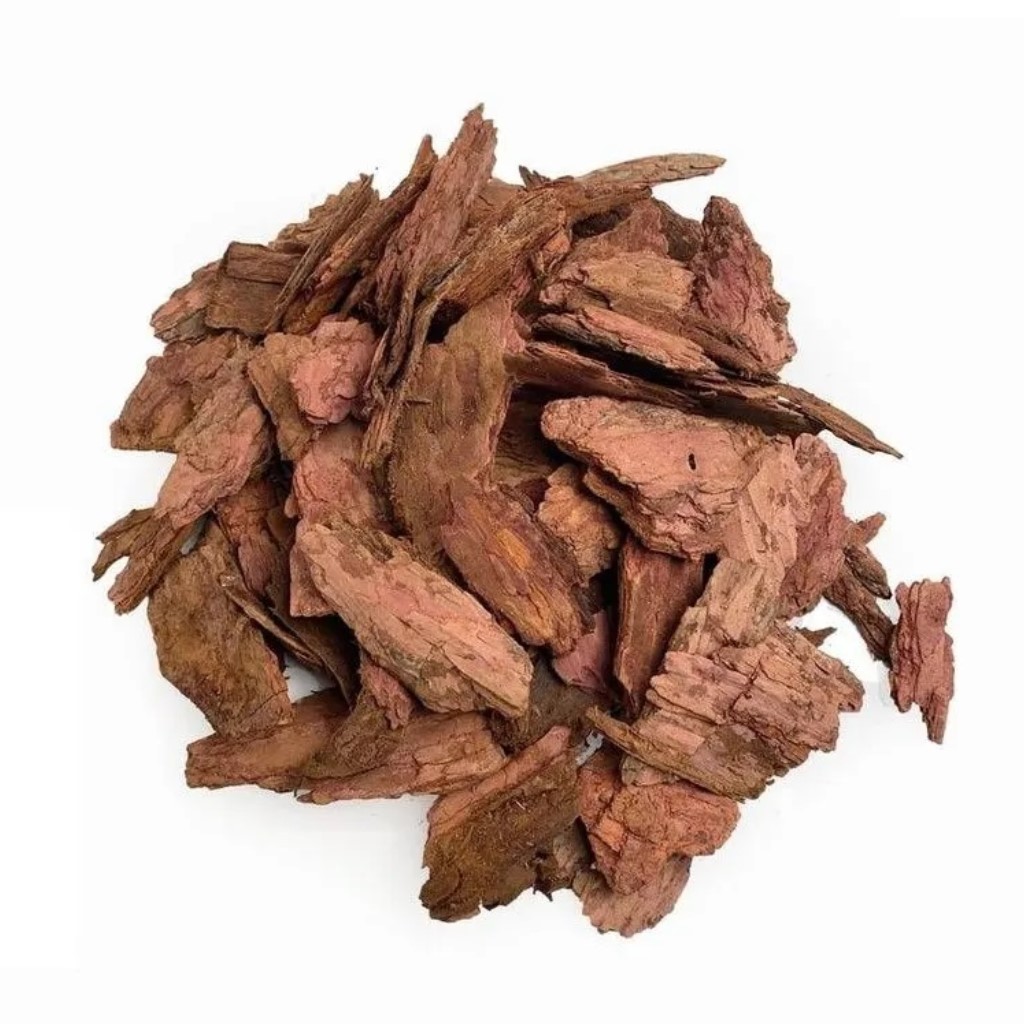 Щепа декоративная, шоколадная, фракция 2-4 см, 60л