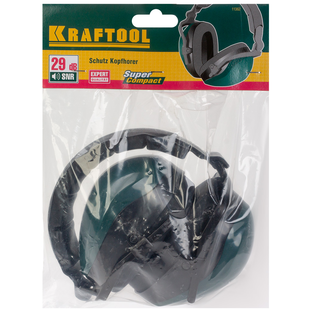 Наушники защитные Kraftool пластиковые Profi-29, до 109дБ