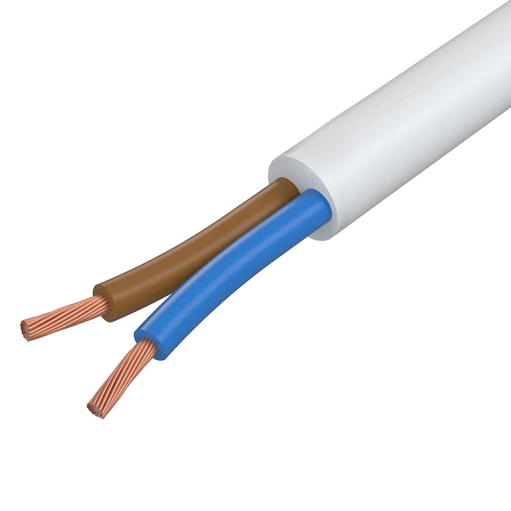 Провод ПВС 2x2.5мм Б, круглый, 10м