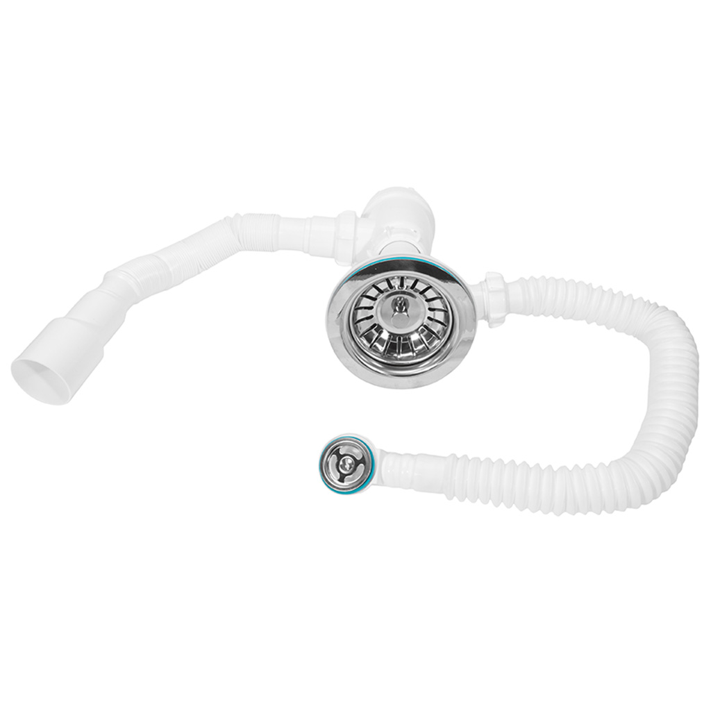 Сифон для мойки Aquant, D40-50мм, L700мм