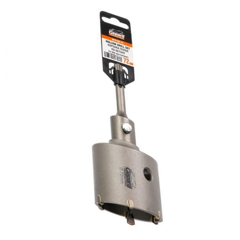 Коронка кольцевая буровая Gepard, d72мм