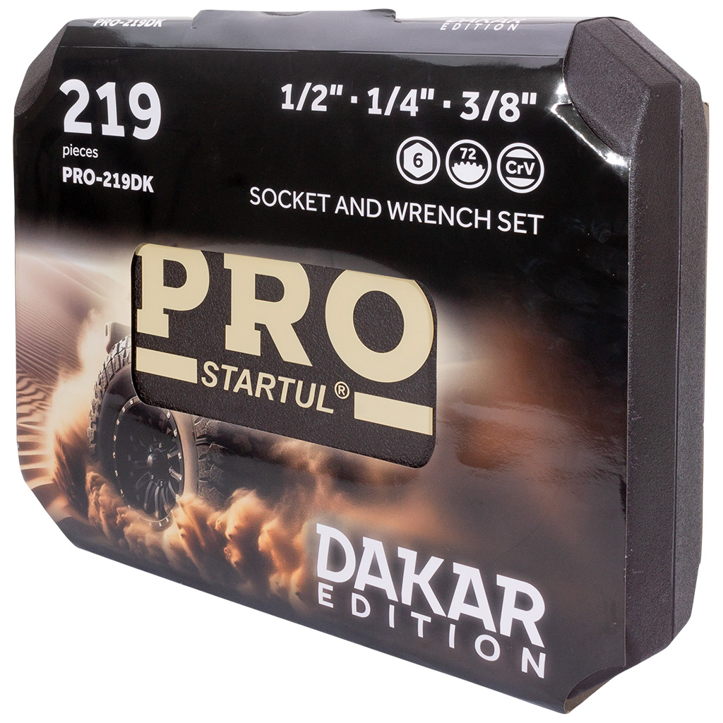 Набор торцевых головок и ключей Startul Pro Dakar, 219 предмет, 1/4", 3/8", 1/2"