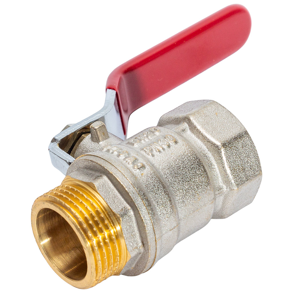 Кран шаровый для воды TIM, 3/4" г-ш, рычаг