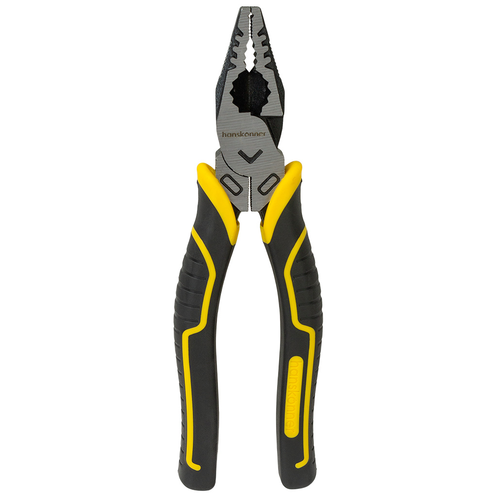 Пассатижи Hanskonner, эксцентриковый шарнир, +30% к силе реза, 175мм