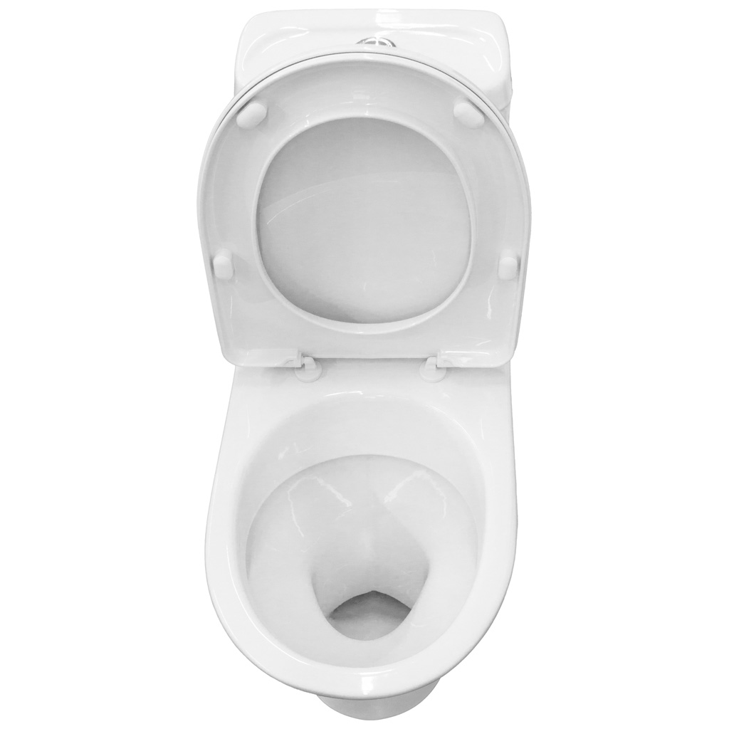 Унитаз-компакт Rosa Сканди, нижняя подводка, выпуск косой