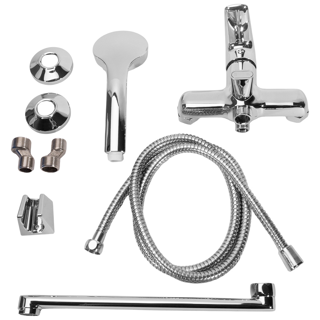 Смеситель для ванны Mixline ML14-02, хром