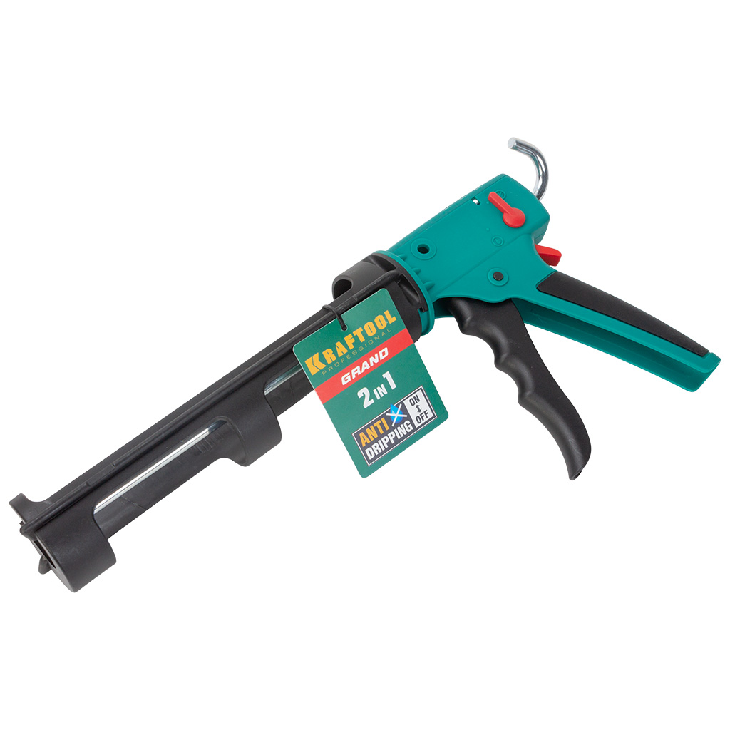Пистолет для герметика Kraftool Grand 2в1, скелетный