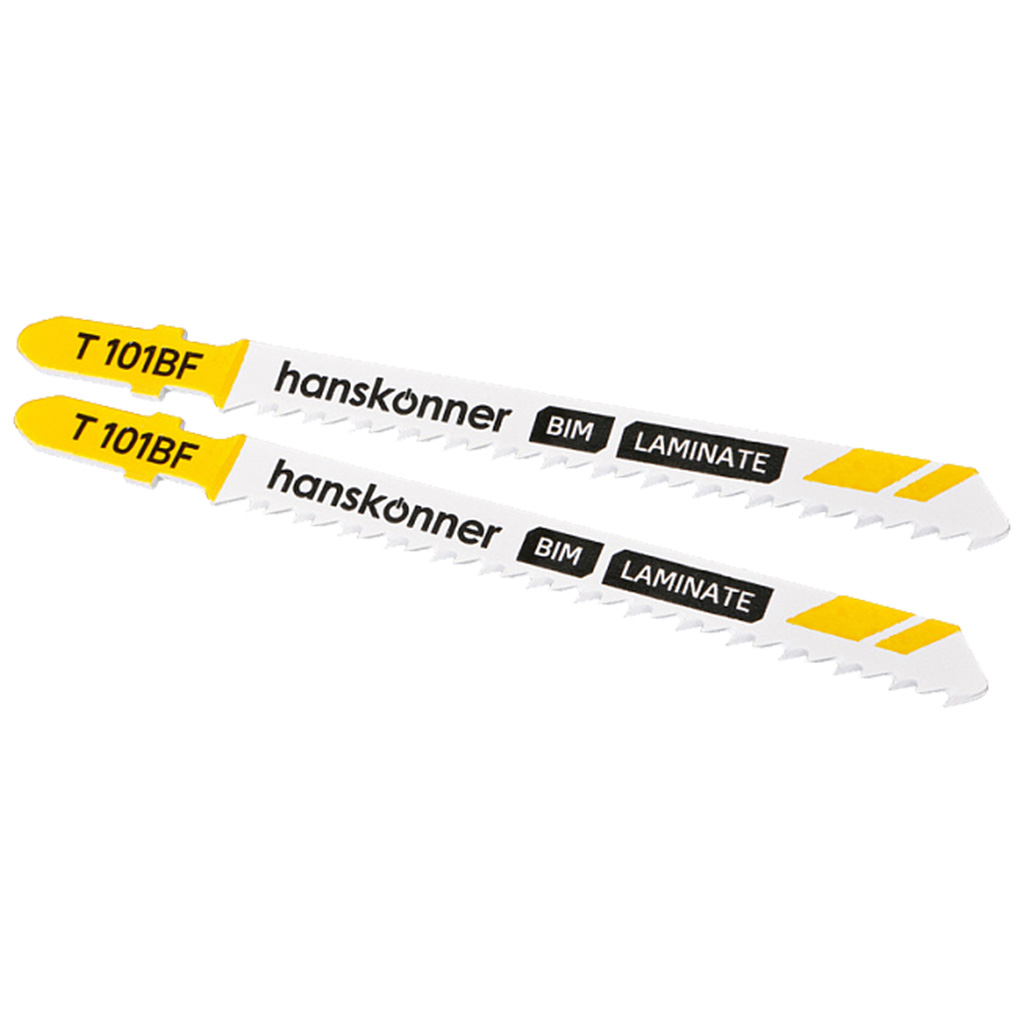 Пилки для электролобзика Hanskonner, по ламинату, T101BF, 2шт