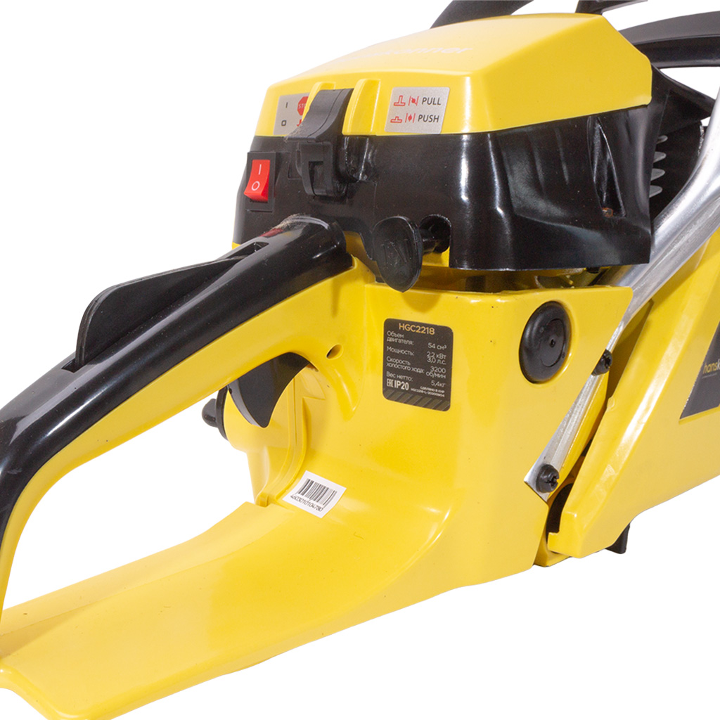 Бензопила цепная Hanskonner HGC2218, шина 18", 2.2кВт