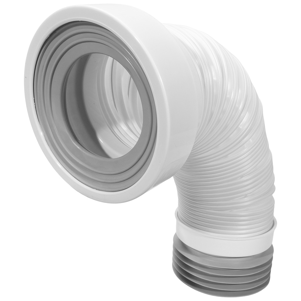 Гофра для унитаза армированная Aquant, L560мм