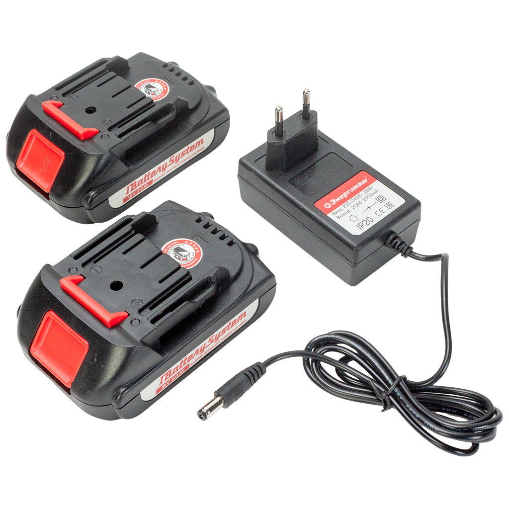 Дрель-шуруповерт аккумуляторная Энергомаш ДШ-18К, 18В