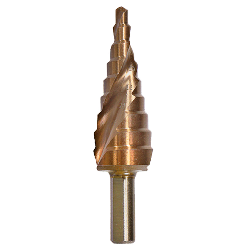 Сверло ступенчатое Sturm! P6M5+Cobalt, по металлу, 4-20мм