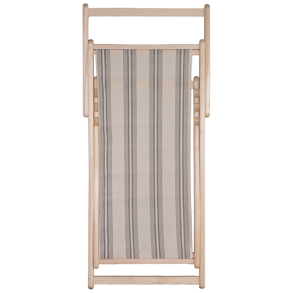 Шезлонг гибкий на ткани, 600мм х 750мм х 1600мм, липа