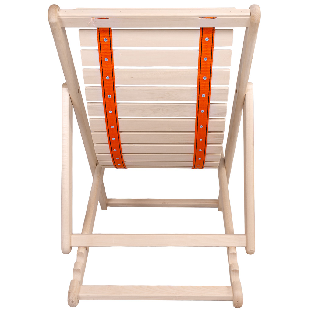 Шезлонг гибкий, 600мм х 750мм х 1600мм, липа