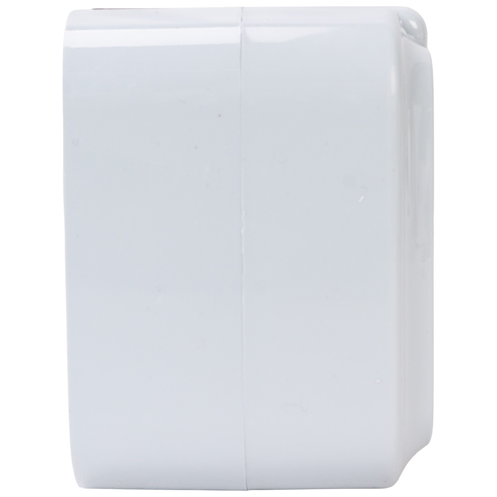 Розетка открытой проводки Bylectrica Пралеска Аква, 1-местная, 16А, с заземлением, с крышкой, IP54, серая