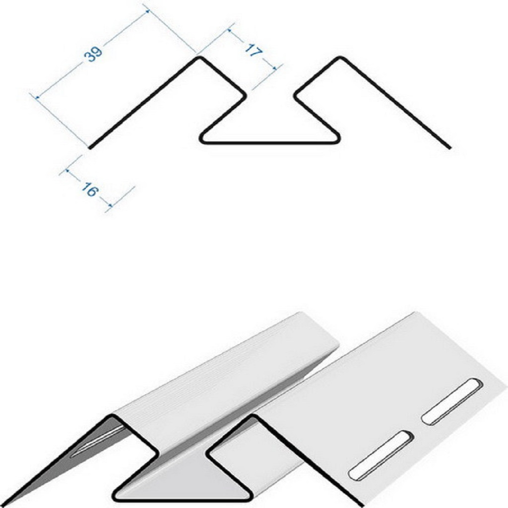 Угол внутренний Дёке Premium, светлый клен, 3000мм