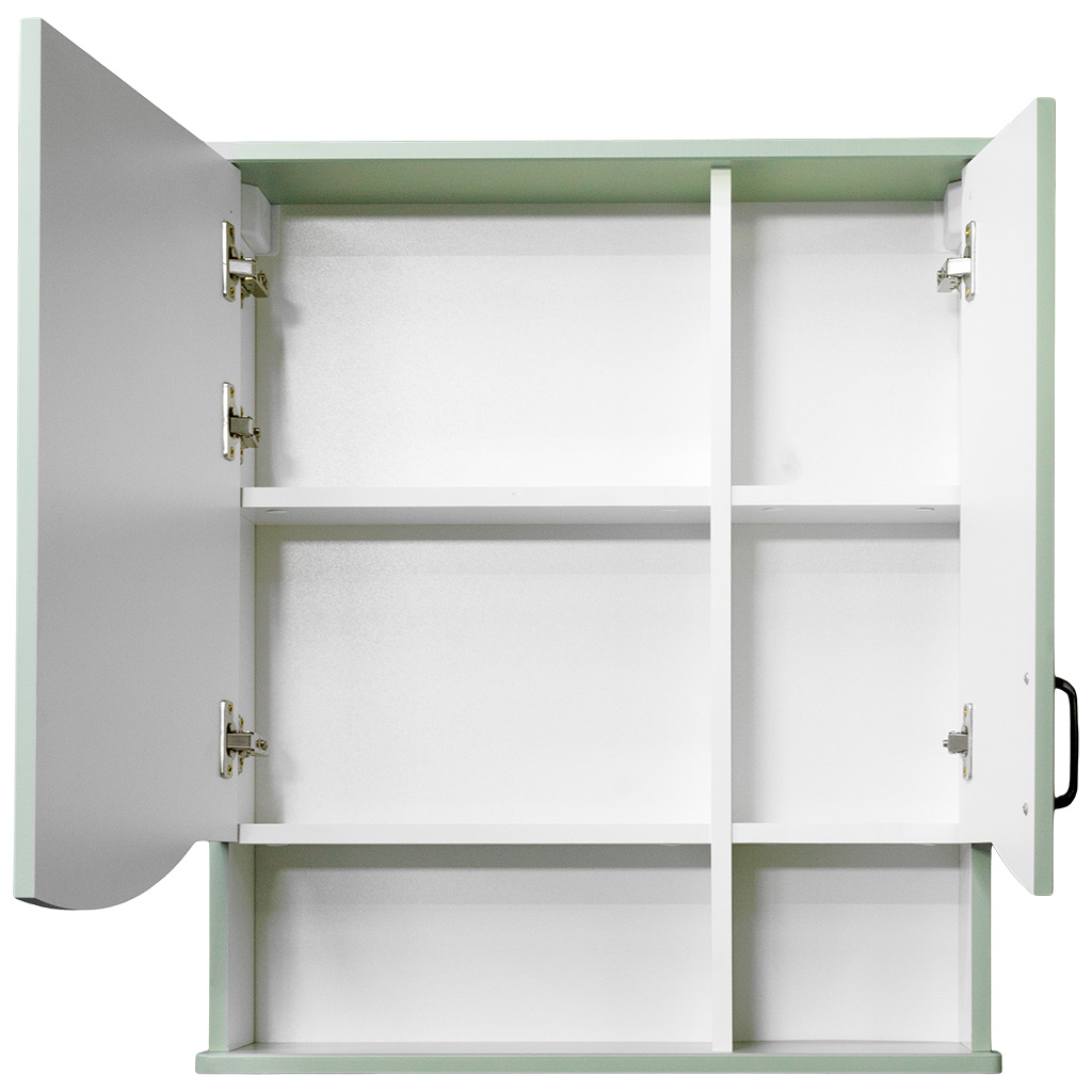 Шкаф с зеркалом Марсель 65, правый, мятный