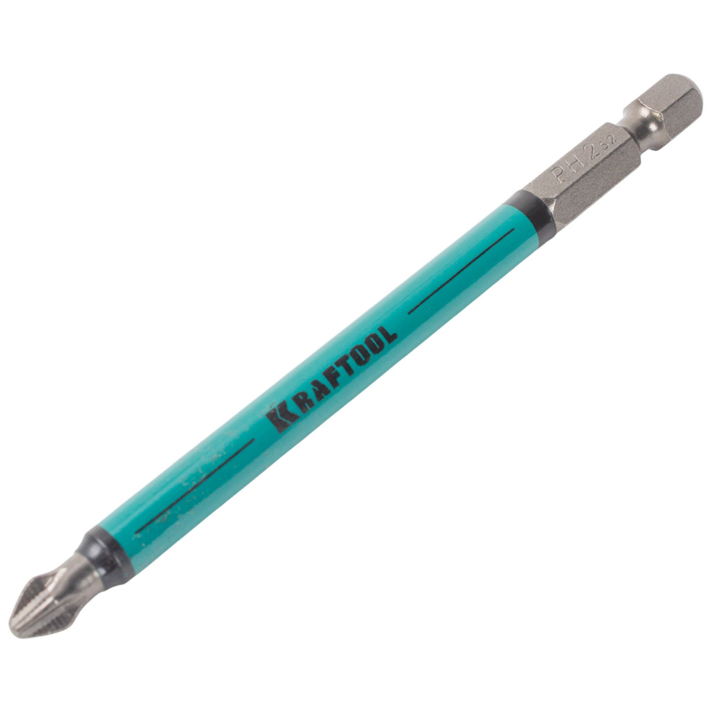 Бита Kraftool Optimum, PZ №2  50мм, магнитная, 10шт