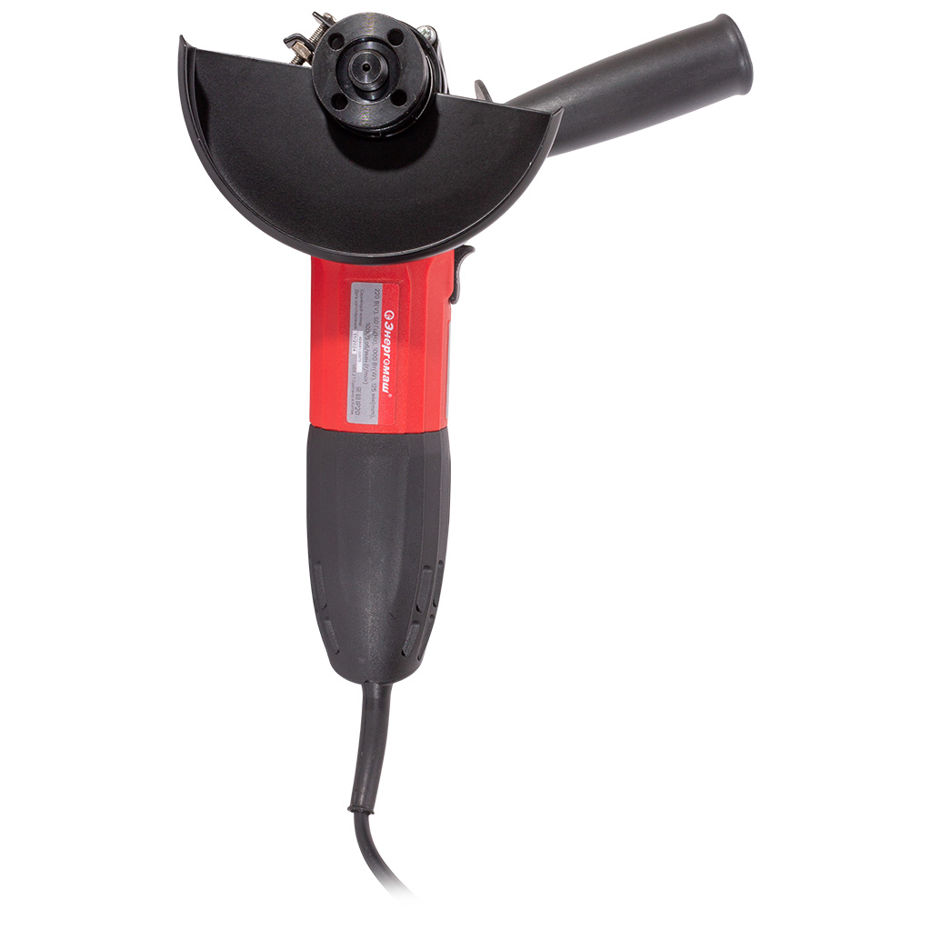 Углошлифовальная машина Энергомаш 90125, тонкая рукоять, d-125мм, 1000Вт