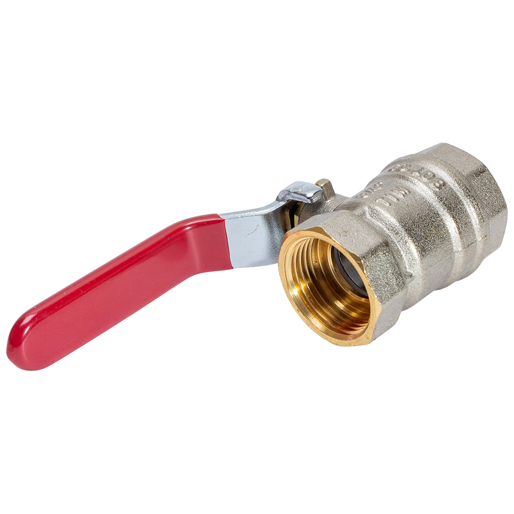 Кран шаровый для воды TIM, 3/4" г-г, рычаг