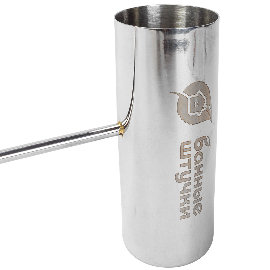 Ковш из нержавеющей стали Банные штучки, для бани и сауны, с деревянной ручкой, 0.23л