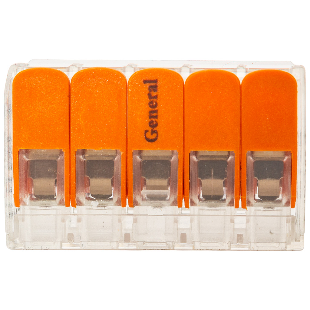 Клеммник General 5x(0.08-4мм)