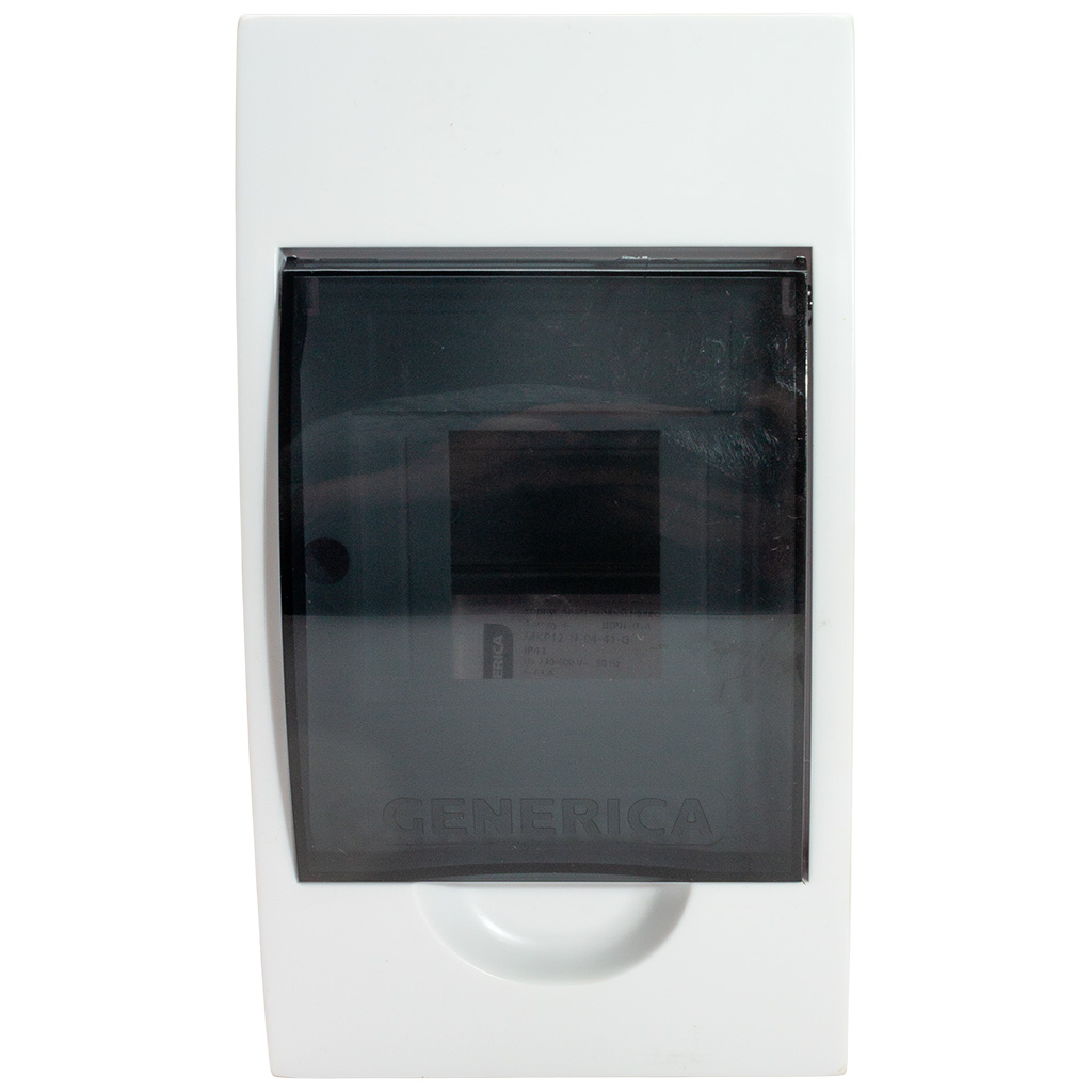 Щит распределительный GENERICA ЩРН-П, 4 модуля, навесной.