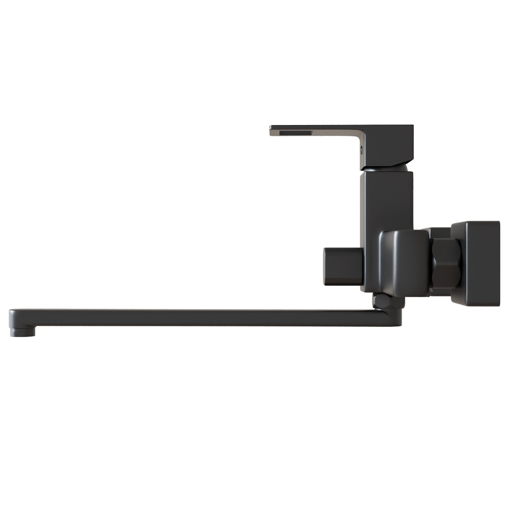 Смеситель Mixline SOLO ML34-02, для ванны, черный