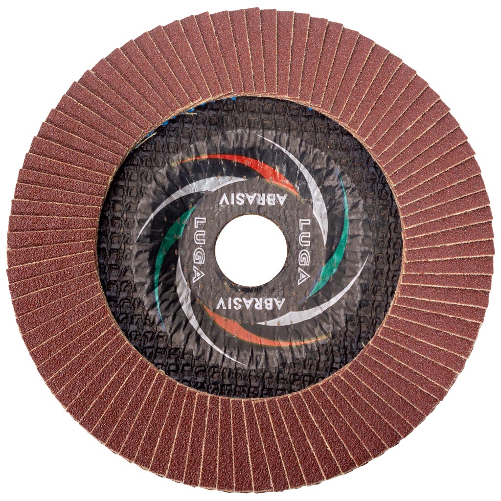 Круг шлифовальный лепестковый Луга, 150х22.2мм, Р80, торцевой