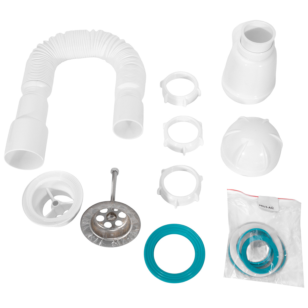 Сифон для мойки Aquant, D40-50мм, L700мм