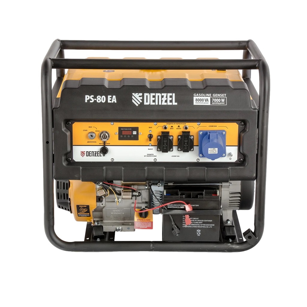 Генератор бензиновый Denzel PS-80EA, 8.0 кВт