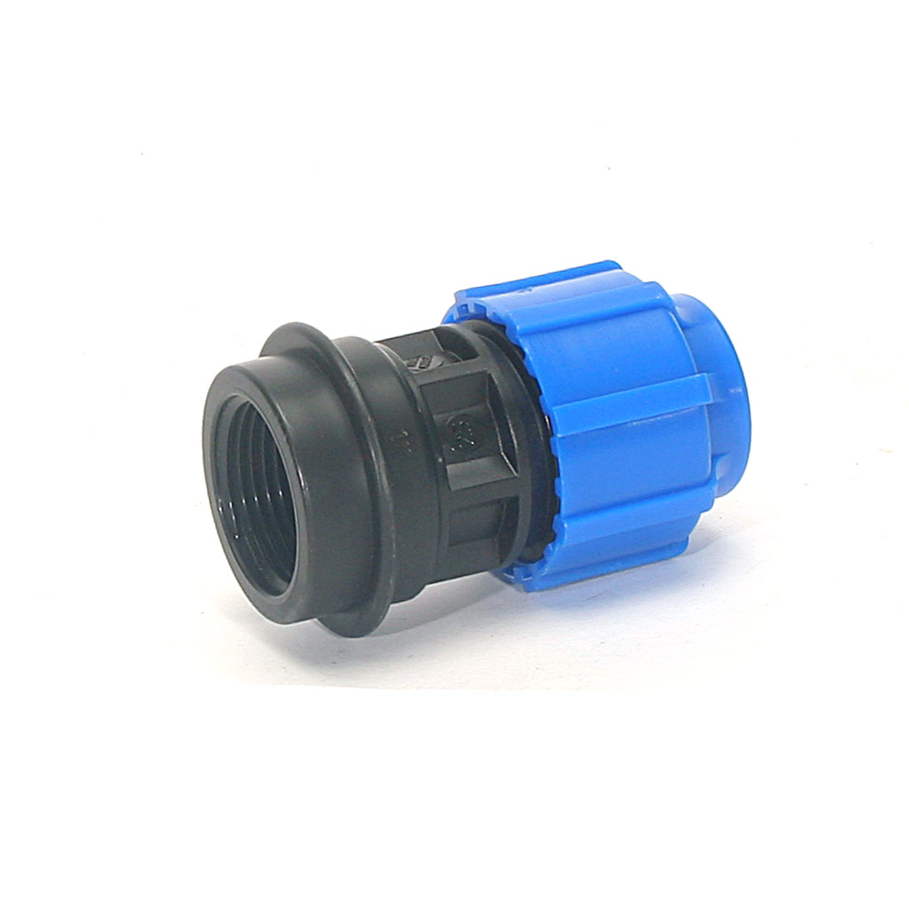 Муфта ПНД, ДУ25 х 1", с внутренней резьбой