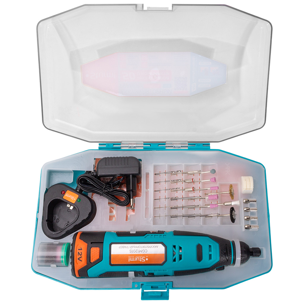 Гравер аккумуляторный Sturm! CGM1201S 1BatterySystem, 12В