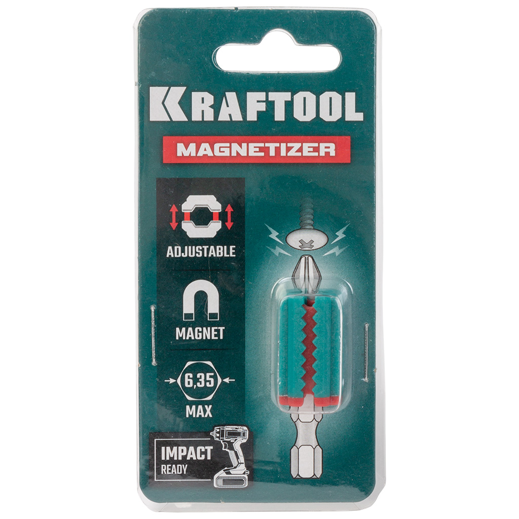 Держатель магнитный Kraftool Magnetizer, для крепежа