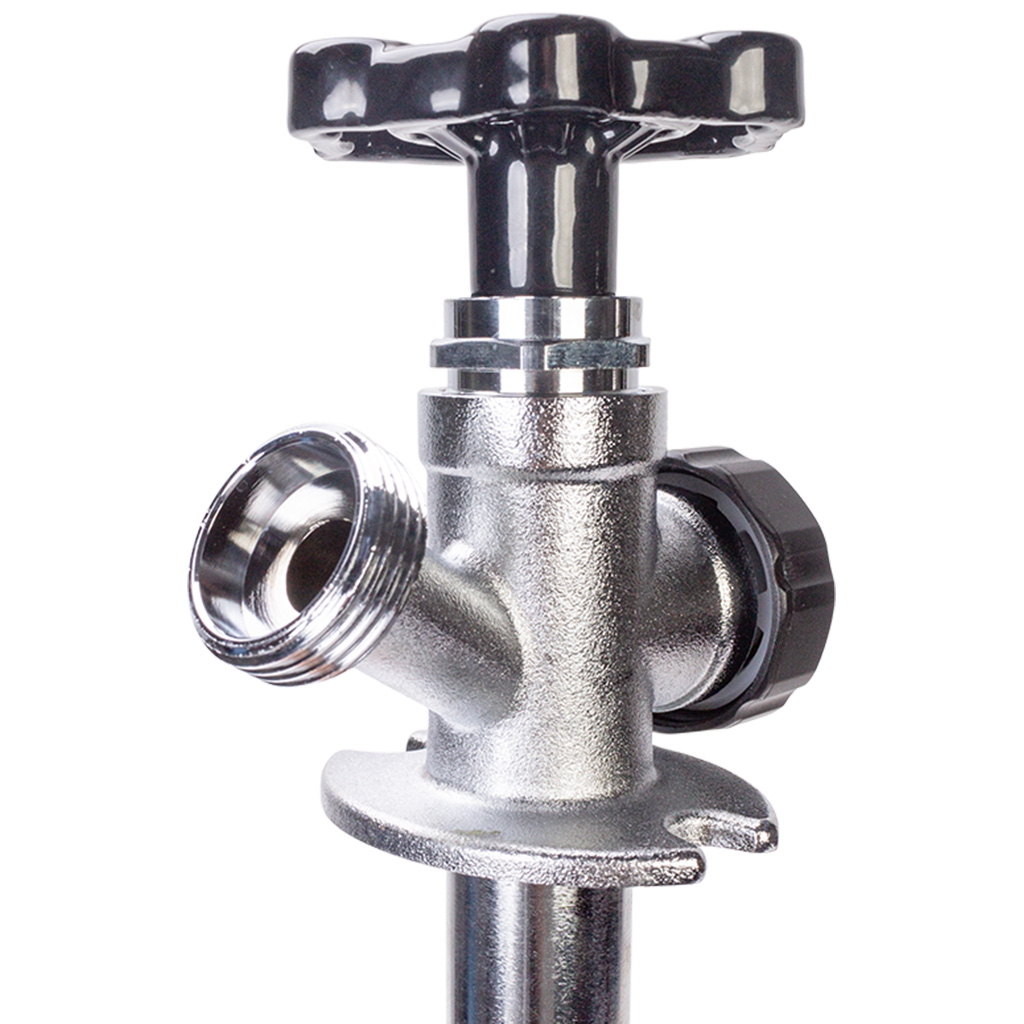 Кран незамерзающий для стен TIM, уличный, 350мм